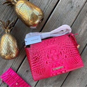 Brahmin Hillary Sweetheart Ombre Melbourne Pink Crossbody